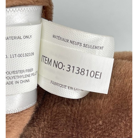 15" Manhattan Toy Company Sleeping Liam Brown and Tan Teddy Bear Plush - Picture 10 of 11